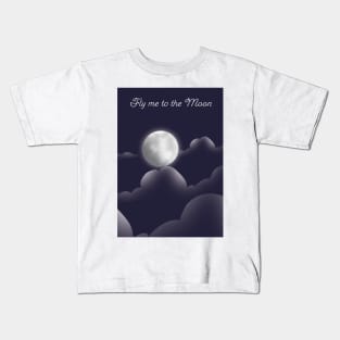 Fly me to the Moon Kids T-Shirt